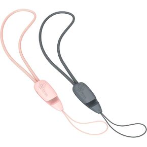 E-Tree 2 Pack Multi-Purpose Wrist Lanyard, Hand Strap for Cell Phone Case, Camera, Airpods, Keys, Keychain, USB Flash Drive, Wallet, ID Name Tag Badge, Grey & Pink