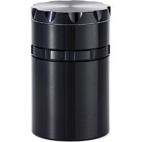 2 Inch Spice Grinder Aluminum Alloy Mills (Black)