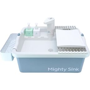 Portable Sink: Patented Design, Electronic Faucet, 2-Gallon Capacity, Lightweight, Easy to Assemble – Perfect for Camping, Art Studios, Classrooms & More!