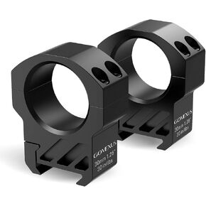GOMEXUS 30mm Scope Rings ±0.0005 inches Error Type III Hard Coated CNC Machining 7075 Aluminum