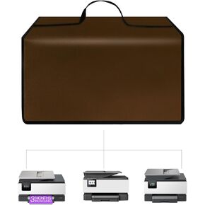 Printer Dust Cover Compatible with HP OfficeJet Pro 9015e /9125e /9025e/9135e Wireless All-in-One Printer Waterproof Heavy Duty Nylon Cover Printer Protector Case Silver (19.3"D x 15"W x 9.8"H)