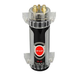 9.0 Farad High Performance Digital Power Capacitor, Car Power Capacitor Kit for Sound System, DC12V Energy Storage Reinforcement for Car Electrical System, Stylebest65gtxcwqp9