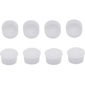 FDXGYH 4 Pair Dust Caps Set for 1.25" Telescope Eyepiece Lens 4 Rubber Dust Len Caps and 4 Dust Plugs for T Adapter and Other Telescope Accessories