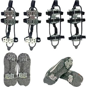 Non Slip Gripper Spike Ice Traction Cleats Walk Traction Cleat Ice Snow Grips for Shoes Boots