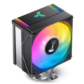 JONSBO CR1000 EVO ARGB White CPU Cooler,Silent Series CPU Cooling, CPU Fan Air Cooler H154mm, 4 Copper Heat Pipe Insert Aluminum Fin for AM4/AM5/Intel LGA1700, 120mm PWM ARGB,Top Cover ARGB, White