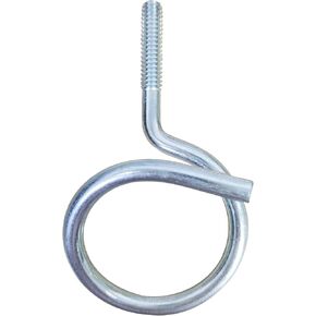 Xadnitu 100 Pieces 1-1/4" Diameter Threaded Bridle Rings, Heavy Duty Cable and Wire Support, Metal Cable Ring Hangers for Low Voltage Cable Wire Management