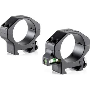 Ruff's Precision Manufacturing 30mm Precision Co-Linear Bubble Level Riflescope Rings (Low .885""), Black