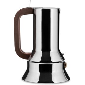 Alessi 9090/M - Design Stovetop Espresso Coffee Maker, 18/10 Stainless Steel, Mirror Polished, 10 cups