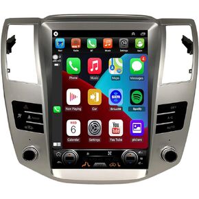 for Lex RX330 RX350 Radio Upgrade 2004 2005 2006 2007 2008 2009,8core Stereo System,12.8inch Touch Screen,Carplay and Android Auto,Free Camera,Keep SWC
