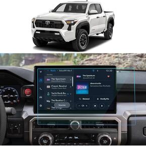 For 2024 Toyota Tacoma Tempered Glass Screen Protector 14 Inch Navigation Display Touchscreen 9H Anti-Scratch Accessories High Clear