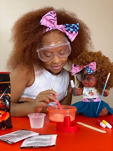 Orijin Bees Sweet Joy Baby Bee Doll - African American Doll, Black Doll, Latino Doll, Afro Doll, Baby Doll, Curly Hair Doll, Baby Doll, African Doll, Birthday Gift, in Saudi Arabia