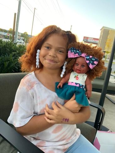 Orijin Bees Sweet Joy Baby Bee Doll - African American Doll, Black Doll, Latino Doll, Afro Doll, Baby Doll, Curly Hair Doll, Baby Doll, African Doll, Birthday Gift, in Saudi Arabia