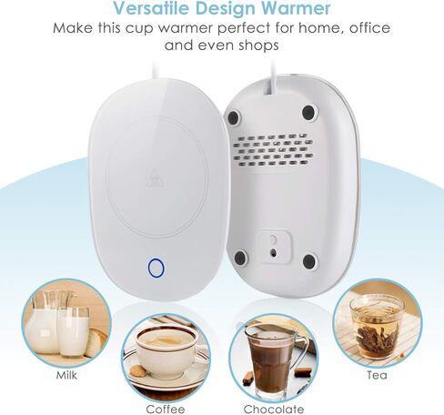 Coffee Mug Warmer, Electric Beverage Warmer Plate with Auto Shut Off Smart Gravity Sensing Mug Cup Heater for Candle, Milk, Tea, Water, Cocoa in Saudi Arabia