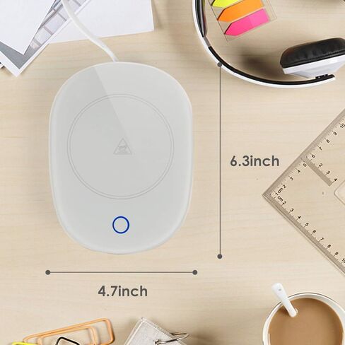 Coffee Mug Warmer, Electric Beverage Warmer Plate with Auto Shut Off Smart Gravity Sensing Mug Cup Heater for Candle, Milk, Tea, Water, Cocoa in Saudi Arabia