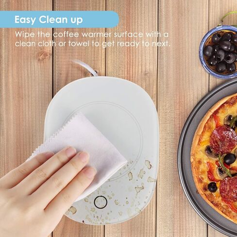 Coffee Mug Warmer, Electric Beverage Warmer Plate with Auto Shut Off Smart Gravity Sensing Mug Cup Heater for Candle, Milk, Tea, Water, Cocoa in Saudi Arabia