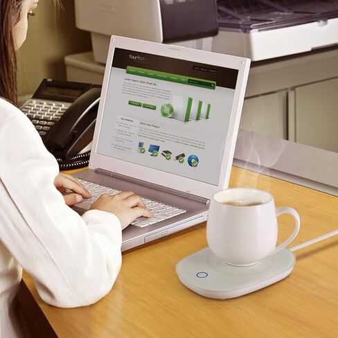 Coffee Mug Warmer, Electric Beverage Warmer Plate with Auto Shut Off Smart Gravity Sensing Mug Cup Heater for Candle, Milk, Tea, Water, Cocoa in Saudi Arabia