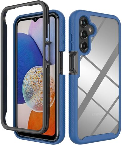 Transparent Back Case Compatible for Gabb Phone 4 Pro, Compatible with Gabb 4Pro Case Non-Yellowing Crystal Clear Anti-Fingerprint Hard PC Back+Anti-Slip Shockproof TPU Bumper Rugged, Black in Saudi Arabia