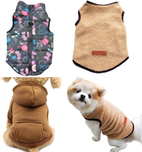 Small Dog Outfits Christmas Hooded Medium Size Dog Sweaters Shih Tzu Clothes Puppy Boy Custume Mini Dachshund Hood M in Saudi Arabia