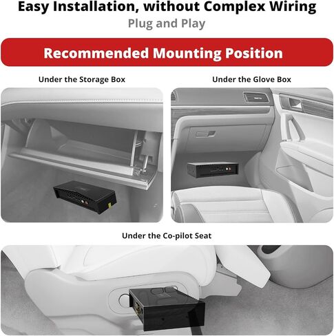 ATOTO CA-AEC03 Class D Compact Digital Car Amplifier, Dual SPDIF, 4 Channel, RMS 4x55W, Full Range, 4-8 Ohms Stable,for ATOTO A6, F7, S8, Aftermarket and Factory Stereos (Not for P5, P8, P9) in Saudi Arabia