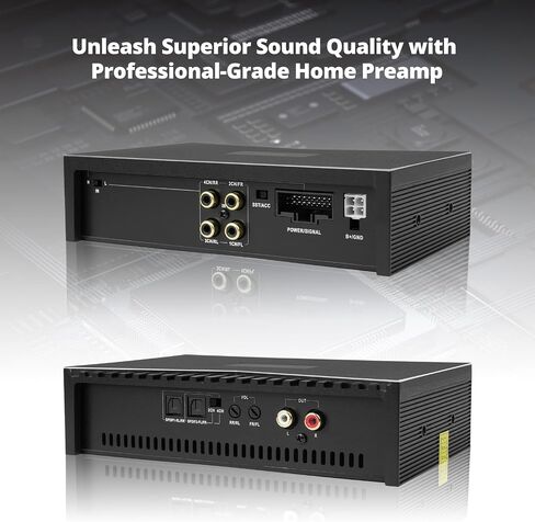 ATOTO CA-AEC03 Class D Compact Digital Car Amplifier, Dual SPDIF, 4 Channel, RMS 4x55W, Full Range, 4-8 Ohms Stable,for ATOTO A6, F7, S8, Aftermarket and Factory Stereos (Not for P5, P8, P9) in Saudi Arabia