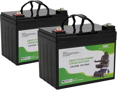 Casil 12V 33Ah Replacement Battery Compatible with Hoveround MPV1 MPV2 MPV3 MPV4 MPV5 Battery Jazzy 1103 45976 UB UPS12-150MR LC-LA1233P EP33-12 PR UPS12-150MR LC-LA1233P EP33-12 PRC1235 2 Pack in Saudi Arabia