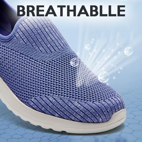 OZIO Wide Width Walking Shoes for Women, Slip on Breathable Natural Soft Dress Sneakers, Wide Comfortable Barefoot Flat Tennis Shoes for Women, Minimalist Splay Zero Drop Shoes in Saudi Arabia