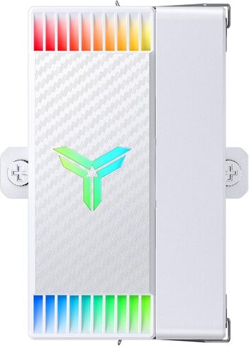 JONSBO CR1000 EVO ARGB مبرد وحدة المعالجة المركزية الأبيض، تبريد وحدة المعالجة المركزية من السلسلة الصامتة، مبرد هواء مروحة وحدة المعالجة المركزية H154mm، 4 أنابيب حرارة نحاسية زعنفة ألومنيوم لـ AM4/AM5/Intel LGA1700، 120 مم PWM ARGB، غطاء علوي ARGB، أبيض in Kuwait