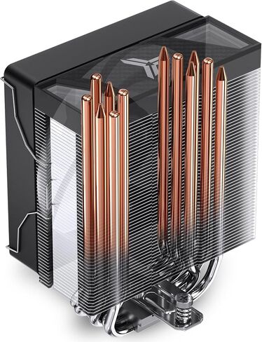 JONSBO CR1000 EVO ARGB مبرد وحدة المعالجة المركزية الأبيض، تبريد وحدة المعالجة المركزية من السلسلة الصامتة، مبرد هواء مروحة وحدة المعالجة المركزية H154mm، 4 أنابيب حرارة نحاسية زعنفة ألومنيوم لـ AM4/AM5/Intel LGA1700، 120 مم PWM ARGB، غطاء علوي ARGB، أبيض in Kuwait