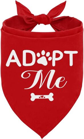 Adopt Me Dog Bandana, Adopt Me Bandanas for Dogs, Adopt Me Pets, Gift for Dog Lover, Dog Bandana for Small Medium Dogs, Dog Bandana Gift, Photo Prop Pet Scarf Accessories for Pet (C33) in Kuwait