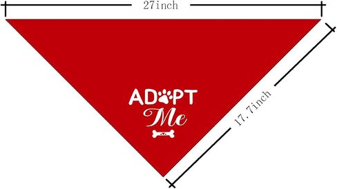 Adopt Me Dog Bandana, Adopt Me Bandanas for Dogs, Adopt Me Pets, Gift for Dog Lover, Dog Bandana for Small Medium Dogs, Dog Bandana Gift, Photo Prop Pet Scarf Accessories for Pet (C33) in Kuwait