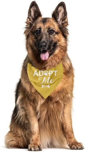 Adopt Me Dog Bandana, Adopt Me Bandanas for Dogs, Adopt Me Pets, Gift for Dog Lover, Dog Bandana for Small Medium Dogs, Dog Bandana Gift, Photo Prop Pet Scarf Accessories for Pet (C33) in Kuwait