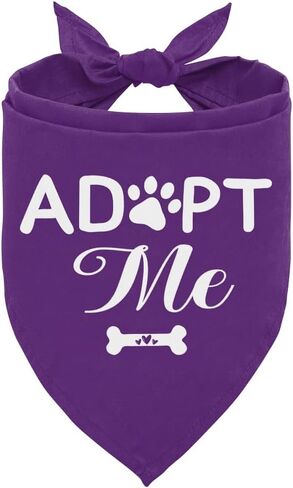 Adopt Me Dog Bandana, Adopt Me Bandanas for Dogs, Adopt Me Pets, Gift for Dog Lover, Dog Bandana for Small Medium Dogs, Dog Bandana Gift, Photo Prop Pet Scarf Accessories for Pet (C33) in Kuwait