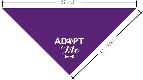 Adopt Me Dog Bandana, Adopt Me Bandanas for Dogs, Adopt Me Pets, Gift for Dog Lover, Dog Bandana for Small Medium Dogs, Dog Bandana Gift, Photo Prop Pet Scarf Accessories for Pet (C33) in Kuwait