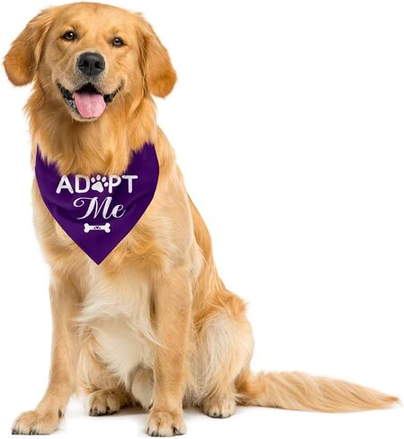 Adopt Me Dog Bandana, Adopt Me Bandanas for Dogs, Adopt Me Pets, Gift for Dog Lover, Dog Bandana for Small Medium Dogs, Dog Bandana Gift, Photo Prop Pet Scarf Accessories for Pet (C33) in Kuwait