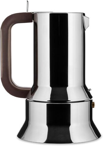 Alessi 9090/M - Design Stovetop Espresso Coffee Maker, 18/10 Stainless Steel, Mirror Polished, 10 cups in Saudi Arabia