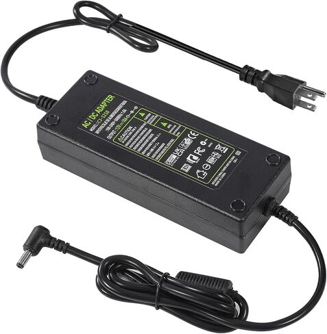 Power Supply 12V 5A,AC 100-240V to DC12V 60W Converter Adapter Driver Transformer with 5.5mm x 2.5mm Jack, US Plug for Led Strips,LCD Monitors,CCTV Camera in Saudi Arabia
