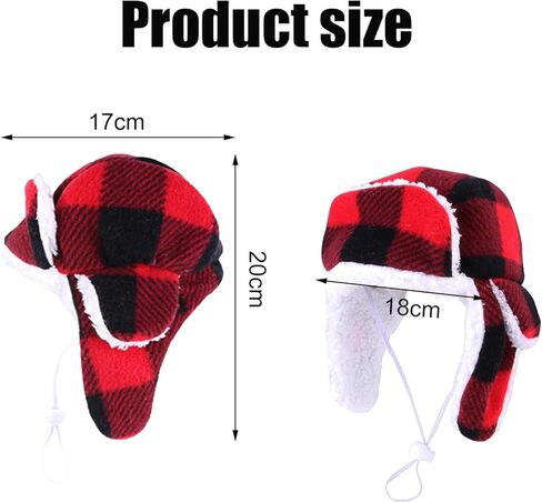 قبعة عيد الميلاد للكلاب مع غطاء للأذنين، قبعة كلب شتوية دافئة مع شريط مطاطي قابل للتعديل، قبعة حمراء منقوشة للحيوانات الأليفة، آذان الحيوانات الأليفة دافئة، لف رأس سنود، أغطية رأس للكلاب في عيد الميلاد، قبعة زي لعيد الميلاد للكلاب المتوسطة الصغيرة in Kuwait