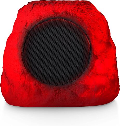 Emerson ERS-1002 Bluetooth Waterproof Outdoor Rock Speaker with Solar Charging, Dual Pairing, and Built-in Rechargeable Battery – Perfect for Outdoor Music, Pool Parties, and Garden Entertainment in Saudi Arabia