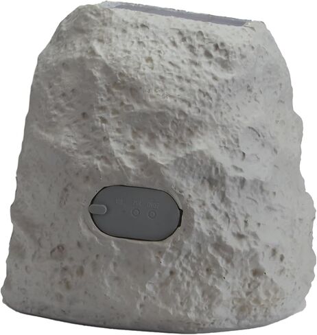 Emerson ERS-1002 Bluetooth Waterproof Outdoor Rock Speaker with Solar Charging, Dual Pairing, and Built-in Rechargeable Battery – Perfect for Outdoor Music, Pool Parties, and Garden Entertainment in Saudi Arabia