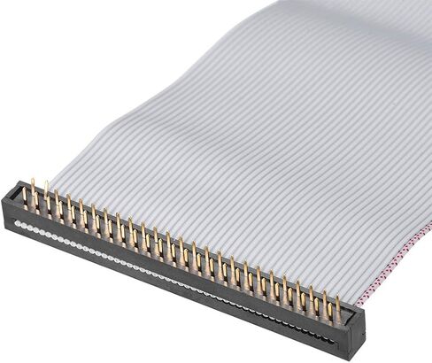 uxcell IDC Wire Flat Ribbon Cable FC/FD Connector A-Type 26Pins 2.54mm Pitch 0.2m Length Gray in Saudi Arabia