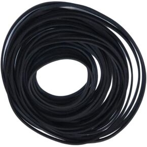 Sam&Johnny 40-135MM Mixed Square Cassette Tape Machine Recorder Rubber Belt for Repair Walkman CD DVD Drives 2mm Width Machine Rubber Belts(50PCS)