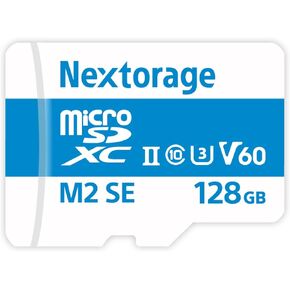 Nextorage Japanese Manufacturer UHS-II Micro SD Card 256GB microSDXC U3 V60 Max. Read Speed 280MB/s Max. Write Speed 190MB/s NX-M2SE256G microSD Card