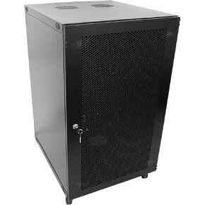 RAISING ELECTRONICS 18U Wall Mount Network Server Cabinet Rack Enclosure Ventilated Door Lock 600mm Deep (18U)