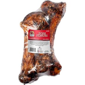 Pork Femurs Dog Treat, 100% Natural, 2 Pack