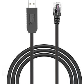 Radar Detector Cable, USB to RJ11 Plug Power Cord with Mute Function,Replacement Power Cable,for Escort Smart MAX 360 Passport Cobra 360 Unide R1/3/4/DFR8/9 Radenso XP etc Radar Detector.
