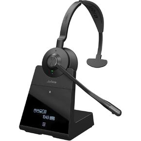 Jabra Engage 75 SE (Second Edition) Wireless Headset, Convertible – Telephone Headset with Industry-Leading Wireless Performance, Advanced Noise-Cancelling Microphone, All Day Battery Life - Black