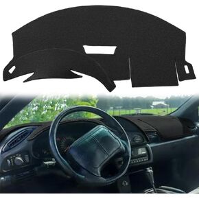 Yiz Dash Cover Mat Custom Fit for Chevy Chevrolet Camaro 1993 1994 1995 1996 Dashboard Cover Pad Carpet Protector (Black) J38