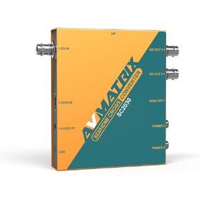 AVMATRIX SC2030 3G-SDI/HDMI Scaling Cross Signal Converter with DIP Switches Analog Audio Embedding
