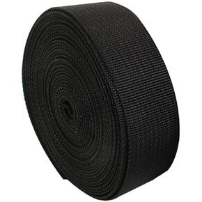 LIBERTY MOUNTAIN Nylon Webbing (5-Yard x 1-Inch), Black
