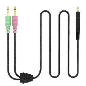 Game ONE Headset Cable Compatible with Sennheiser Game ONE, Game Zero, PC 373D, GSP 350, GSP 500, GSP 600, GSP 670 Gaming Headphones, 6.6ft